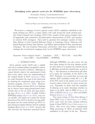 Research Essay - Identifying active galactic nuclei for the SPHEREx space observatory