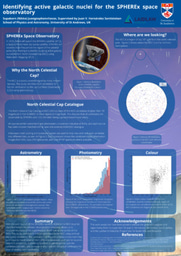 Research Poster - Identifying active galactic nuclei for the SPHEREx space observatory