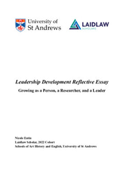 Leadership Development Reflective Essay: Growing as a Person, a Researcher, and a Leader