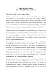 Summer 2 - Final Reflective Report