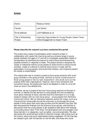 Laidlaw Research Project Report 