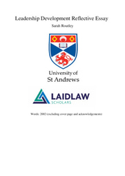 Leadership Development Reflective Essay