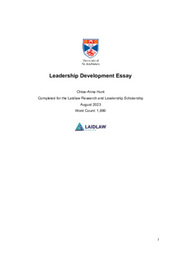 Leadership Development Essay