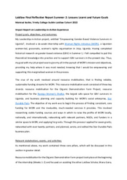 Final Laidlaw Reflective Report: Summer 2 2023