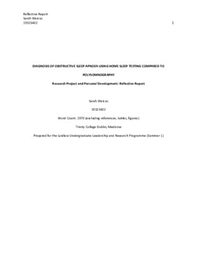 Summer 1 - Reflective Report