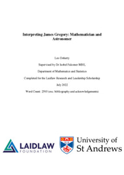 Interpreting James Gregory: Mathematician and Astronomer
