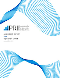 EQ Investors’ five-star PRI rating