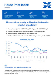 House prices steady in May despite broader market uncertainty