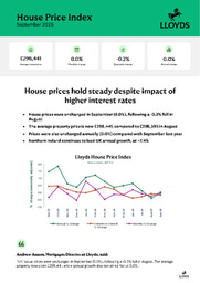 House prices hold steady despite impact of higher interest rates