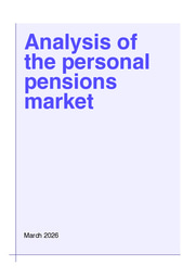 Personal Pensions Market Report