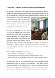 "Street-Smart" - a Romanian LiA Showcase