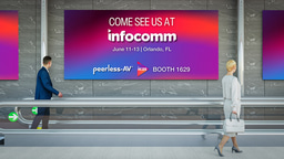 Peerless-AV® Showcases Newly Launched SEAMLESS Connect Universal and Bespoke dvLED Solutions at InfoComm 2025