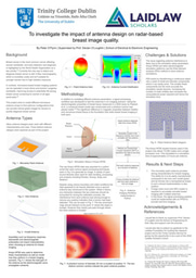 Research Poster: Investigating the effects of Antenna Design on Radar-Based Breast Imaging