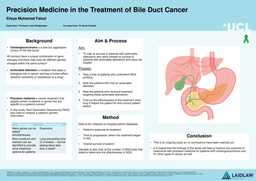 Research Poster - Precision Medicine in the Treatment of Bile Duct Cancer
