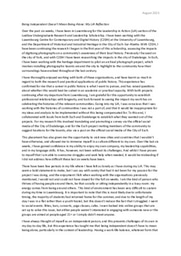 Being Independent Doesn't Mean Being Alone: My LiA Reflection