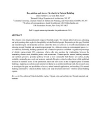 Abstract - Eco-Ableism and Access Circularity in Natural Building - Summer 2022