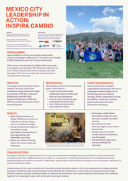 Leadership in Action Part C: Inspira Cambio, Isobel Allen