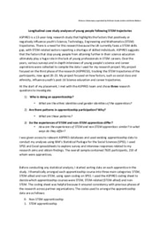 Investigating the STEM trajectories of young people (ASPIRES3)