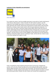 Summer '23 LiA: Adaptability over perfection- main takeaways scholars 