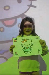 Coloring Wall - Hello Kitty