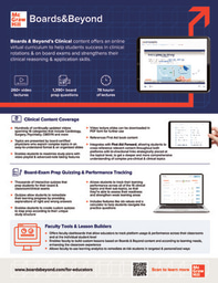 Flyer - Clinical Products - Boards & Beyond
