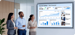 Transform Corporate Communications with Digital Signage