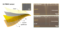 Ultra-stable and tough bioinspired crack-based tactile sensor for small legged robots