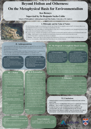 Research Poster - Beyond Holism and Otherness: On the Metaphysical Basis for Environmentalism