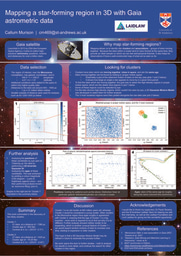 Research poster: mapping a star-forming region in 3D with Gaia astrometric data