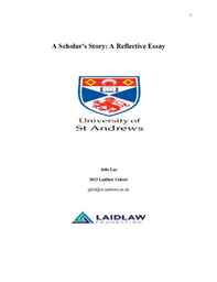 A Scholar's Story: A Reflective Essay 