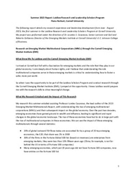 Laidlaw Research Report