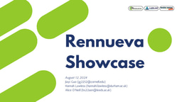 LiA - Rennueva Showcase Presentation