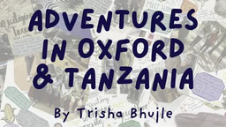 Two Continents, One Book: An Artistic Recount of Oxford and Tanzania