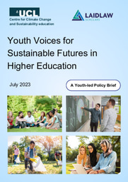 Youth-led Policy Brief - Youth Voices for Sustainable Futures in Higher Education