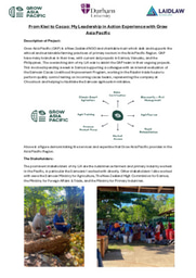 From Kiwi to Cacao: My Leadership in Action Experience with Grow Asia Pacific