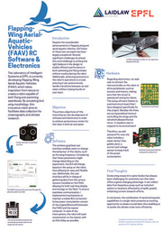 My Research Internship Poster: Flapping Wing Aerial Aquatic Vehicles