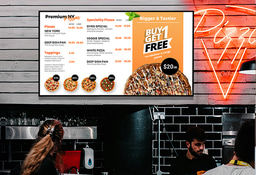 Digital menu board content strategy – keep it simple, clean and straightforward!