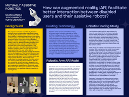Mutually Assistive Robotics Laidlaw Poster