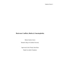 Restroom Conflicts, Bodies & Somatophobia