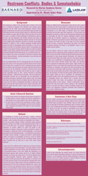  Restroom Conflicts, Bodies & Somatophobia Poster