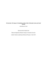 Laidlaw Summer One Essay: El Laberinto 