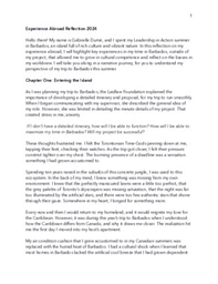 My Experience Abroad in 2024