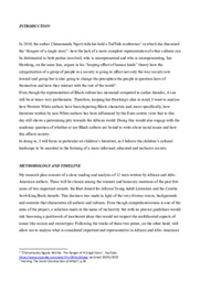 SUMMER I RESEARCH PROJECT: "The Dangers of a Single Story"