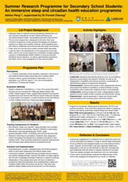 LiA Project Showcase II - Sleep & Circadian Health Education Programme (Poster)