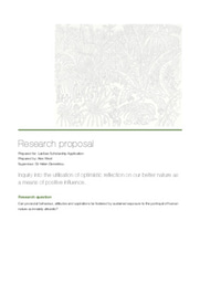 Research Project Proposal - Changing The Narrative