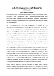 Research Reflection