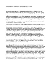 Outcome - Literature Review and Research Report