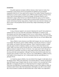 Reflecting on Experience Abroad