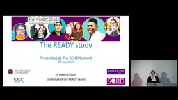 Dr Helen Chilton: Perspectives, needs and strengths of deaf young people transitioning into adulthood