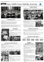 Poster: Failings of the AIDS Crisis Told by Activists 